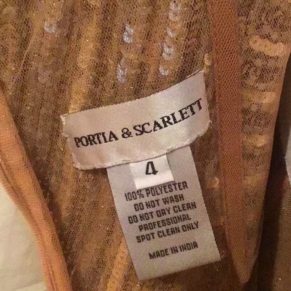 Portia & Scarlett Couture Gold Sequin Dress - Picture 8 of 8